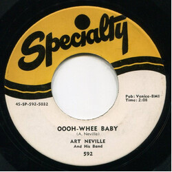 Art Neville The Whiffenpoof Song / Oooh-Whee Baby USED VINYL 7INCH 45 RPM REISSUE
