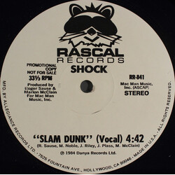 Shock (3) Slam Dunk USED VINYL 12INCH 33 S RPM PROMO