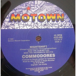 Commodores Nightshift USED VINYL 12INCH 45 RPM SINGLE