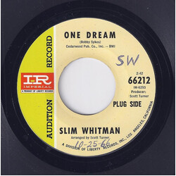 Slim Whitman One Dream USED VINYL 7INCH 45 RPM PROMO