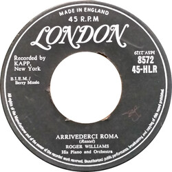 Roger Williams & His Orchestra Arrivederci, Roma USED VINYL 7INCH 45 RPM