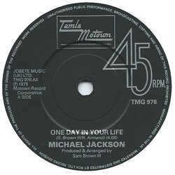 Michael Jackson One Day In Your Life USED VINYL 7INCH 45 RPM SINGLE REISSUE