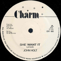 John Holt She Want It USED VINYL 12INCH