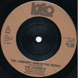 The Tourists The Loneliest Man In The World USED VINYL 7INCH 45 RPM SINGLE STEREO