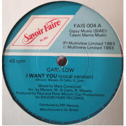 Gary Low I Want You VINYL 7" USED