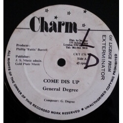 General Degree Come Dis Up Vinyl 12" USED