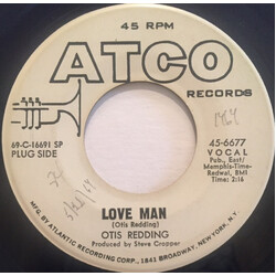 Otis Redding Love Man USED VINYL 7INCH 45 RPM PROMO
