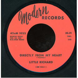 Little Richard Directly From My Heart / I'm Back USED VINYL 7INCH 45 RPM SINGLE