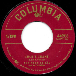 The Four Voices;Ray Conniff Such A Shame / Angel Of Love USED VINYL 7"