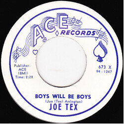 Joe Tex Boys Will Be Boys / Baby You're Right (I'm Gonna Hold What I Got) USED VINYL 7INCH 45 RPM SINGLE
