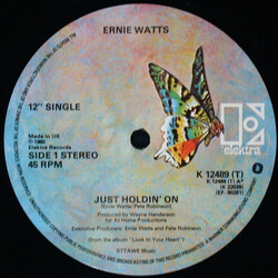 Ernie Watts Just Holdin' On / Look In Your Heart USED VINYL 12INCH 45 RPM