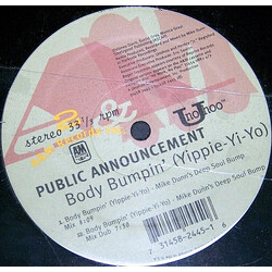 Public Announcement Body Bumpin' (Yippie-Yi-Yo) Vinyl 12" USED