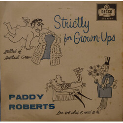 Paddy Roberts (2) Strictly For Grown-Ups USED VINYL 7INCH EP
