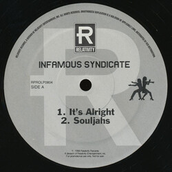 Infamous Syndicate It's Alright USED VINYL 12INCH PROMO