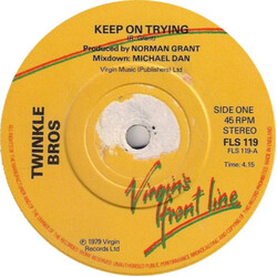 Twinkle Brothers Keep On Trying USED VINYL 7INCH 45 RPM SINGLE