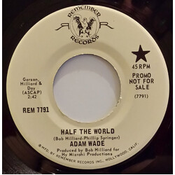 Adam Wade (2) Half The World USED VINYL 7INCH 45 RPM SINGLE PROMO MONO