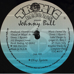 Johnny Bull (3) Drug System USED VINYL 12INCH 45 RPM