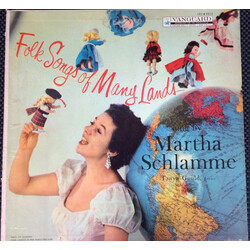 Martha Schlamme Sings Folk Songs Of Many Lands Vinyl LP USED