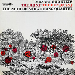 Netherlands String Quartet Mozart Quartets - Quartet No.17 in B-Flat Major K.458 (The Hunt) / Quartet No.19 in C Major K.465 (The Dissonant) Vinyl LP 