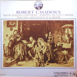 Robert Casadesus / Johann Sebastian Bach Italian Concerto / Partita No. 2 In C Minor / Toccata And Fugue In E Minor Vinyl LP USED