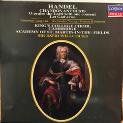 Georg Friedrich Händel / The Academy Of St. Martin-in-the-Fields / David Willcocks / The King's College Choir Of Cambridge Chandos Anthems Vinyl LP US