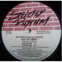 Beatboxx / Chazzie Keep On Jumpin' USED VINYL 12INCH 33 S RPM