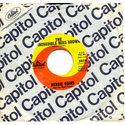 Herbie Goins / The Nightimers The Incredible Miss Brown USED VINYL 7INCH 45 RPM SINGLE