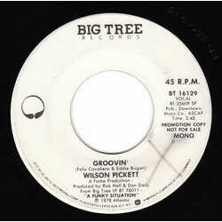 Wilson Pickett Groovin' USED VINYL 7INCH 45 RPM PROMO
