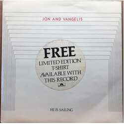 Jon & Vangelis He Is Sailing USED VINYL 7INCH 45 RPM SINGLE