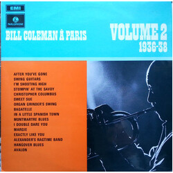 Bill Coleman (2) Bill Coleman À Paris 1936-38 Volume 2 Vinyl LP USED