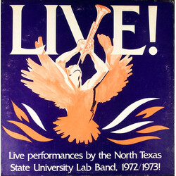The North Texas State University Lab Band Live! Vinyl LP USED