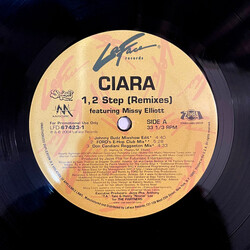 Ciara (2) 1,2 Step (Remixes) USED VINYL 12INCH 33 S RPM PROMO