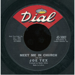 Joe Tex Meet Me In Church USED VINYL 7INCH 45 RPM STYRENE