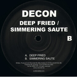 Decon Deep Fried VINYL 12" USED