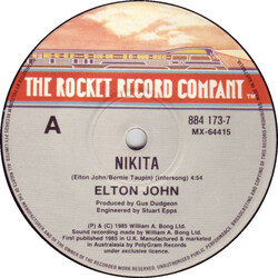 Elton John Nikita USED VINYL 7INCH 45 RPM SINGLE