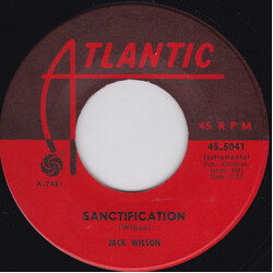 Jack Wilson Sanctification / Lonely Avenue USED VINYL 7INCH 45 RPM SINGLE