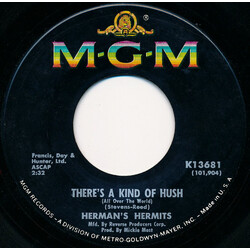 Herman's Hermits There's A Kind Of Hush (All Over The World) USED VINYL 7INCH 45 RPM SINGLE