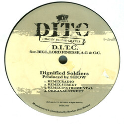 D.I.T.C. Dignified Soldiers / Themes, Dreams & Schemes USED VINYL 12INCH REISSUE