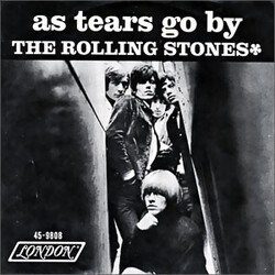 The Rolling Stones As Tears Go By USED VINYL 7INCH 45 RPM SINGLE STYRENE