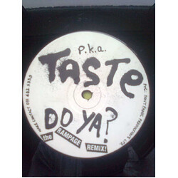 P.K.A. Taste Do Ya? USED VINYL 12INCH SINGLE SIDED