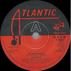 Jay Black Running Scared Vinyl 7" USED