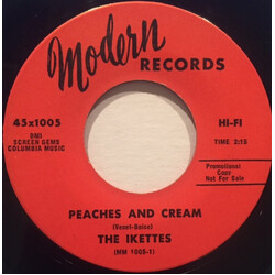 The Ikettes Peaches 'N Cream / The Biggest Players USED VINYL 7INCH 45 RPM SINGLE PROMO