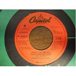 Foster Sylvers Don't Let Me Go For Someone Else USED VINYL 7INCH 45 RPM PROMO