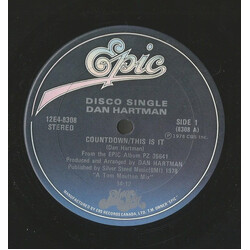 Dan Hartman Countdown/This Is It / Instant Replay USED VINYL 12INCH