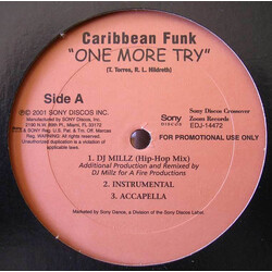 Caribbean Funk One More Try USED VINYL 12INCH SINGLE