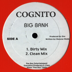 Cognito Big Bank USED VINYL 12INCH 33 S RPM