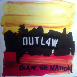 Outl4w Blame The Nation / Sonic Youth Vinyl 7" USED