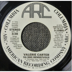 Valerie Carter Da Doo Rendezvous USED VINYL 7INCH 45 RPM SINGLE PROMO STEREO MONO