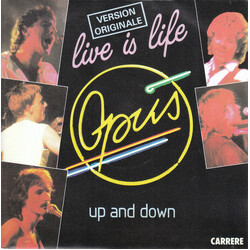 Opus Live Is Life / Up And Down USED VINYL 7INCH 45 RPM SINGLE