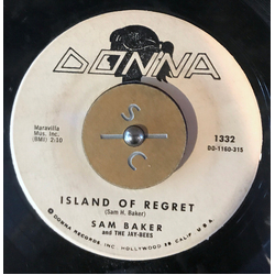 Johnny Behrens / The Jay-Bees (2) / Sam Baker (17) All Because Of You / Island Of Regret Vinyl 7" USED